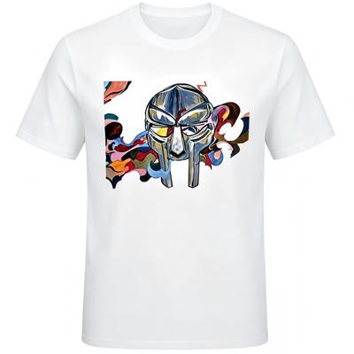 Футболка с абстрактной маской MF DOOM