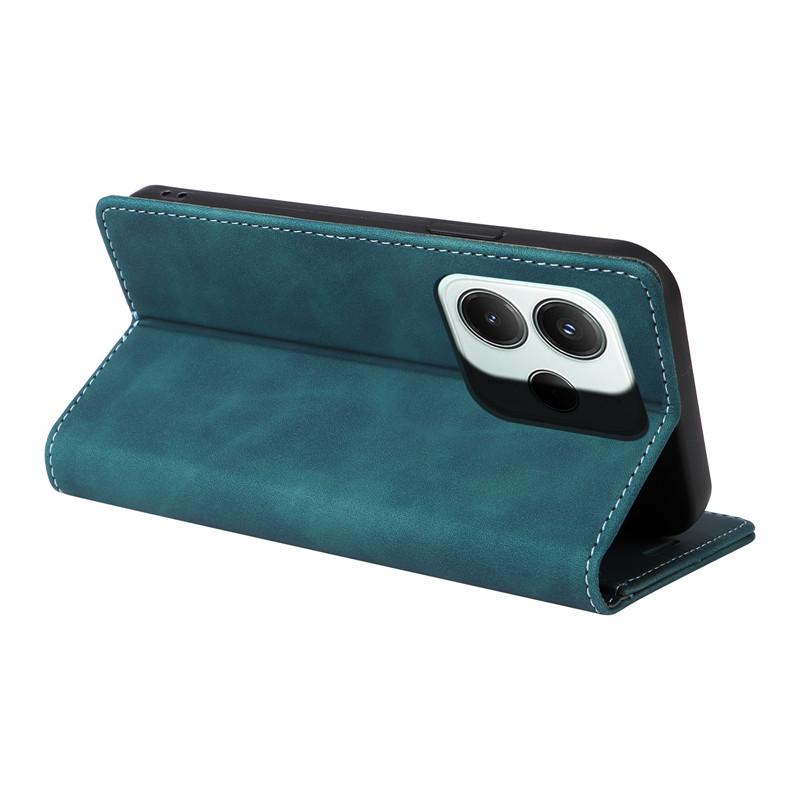 Ретро Матовый Роскошный Чехол-книжка для Xiaomi Redmi Note 14 4G EU Note14 Pro Plus 5G 14C Coque Fundas Однотонный Чехол для телефона