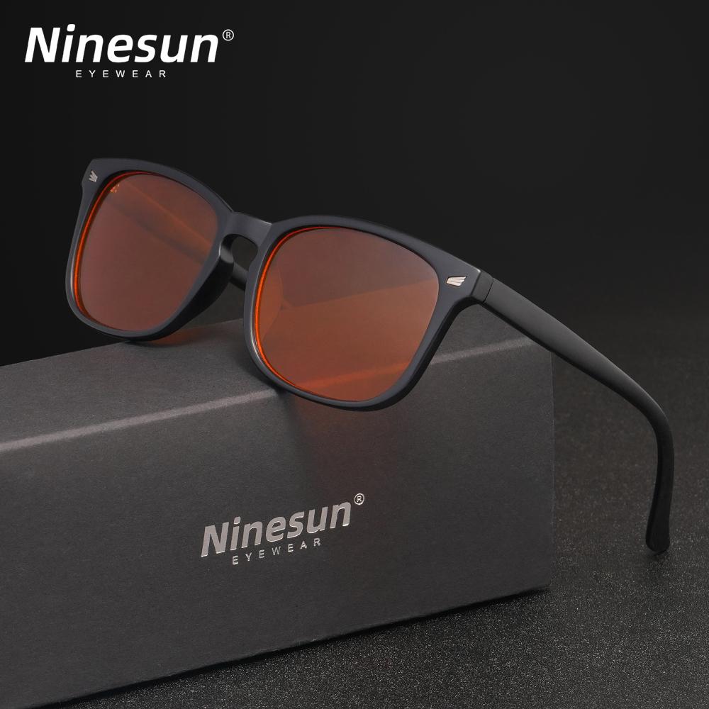 NINESUN Rectangle Blue Light Blocking Glasses Women Men Eyewear Anti Blue Ray Computer Relieve Fatigue Optical Lens Eyegalsses