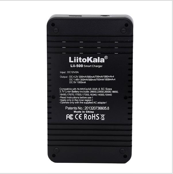 LiitoKala Lii-500 LCD Charger for 18650/26660 Batteries