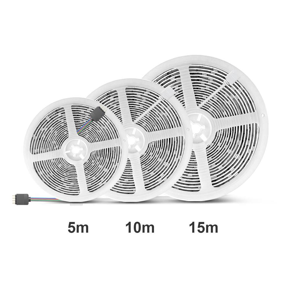 Светодиодные ленты Bluetooth RGB 5050 SMD Гибкая лента Не водонепроницаемая светодиодная лента RGB 5 м 10 м 15 м Ленточный диод 12 В постоянного тока Управление Bluetooth