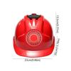 Adjustable Solar Power Fan Helmet Ventilation Sunscreen Protective Cap ABS Plastic with Cooling Fan Safety Helmet