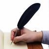 Retro Style Feather Quill Ballpoint Pen Wedding Gift Office School Supplies Kawaii Student Present Gift