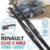 Щетки переднего стеклоочистителя автомобиля для Renault Clio 2 MK2 1998 1999 2000 2001 2002 2003 2004 2005 щетки лобового стекла