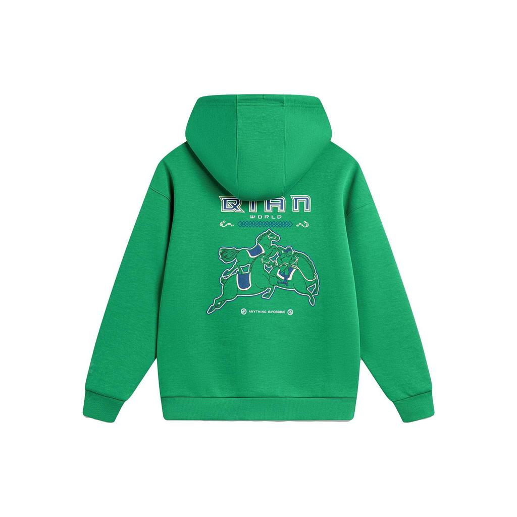 Свитшот Li Ning Sports Life Collection Унисекс Бирюзово-зеленый AWDTE21-2