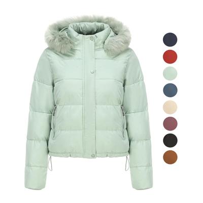 Женские короткие парки, теплые куртки с капюшоном из искусственного меха, теплое хлопковое пальто с длинными рукавами, зимне-весенняя верхняя одежда