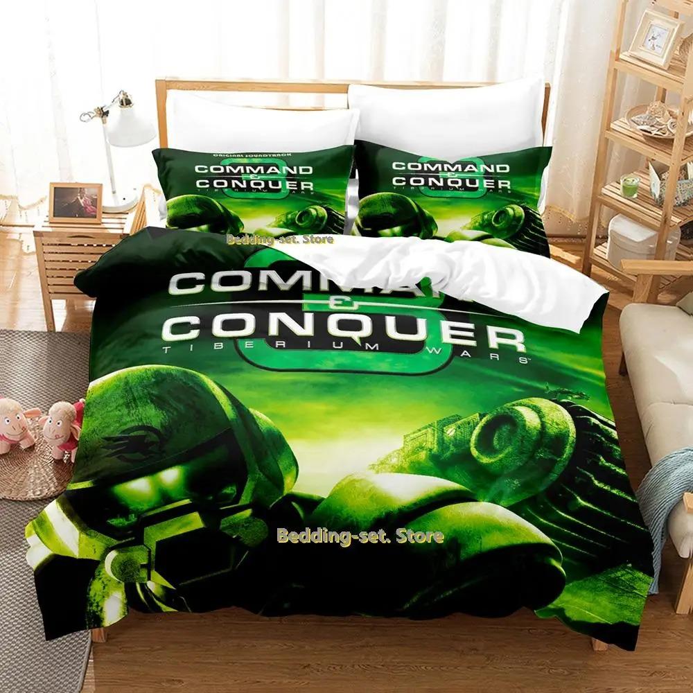 Command And Conquer 3 Bedding Set Single Twin Full Queen King Size Bed Set Adult Kid Bedroom Duvetcover Sets