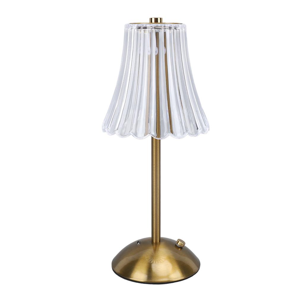 Cordless Table Lamp 3 Colors LED Lamp Stepless Dimming 2000mAh Battery Operated Rechargeable Small Lamp for Bedroom