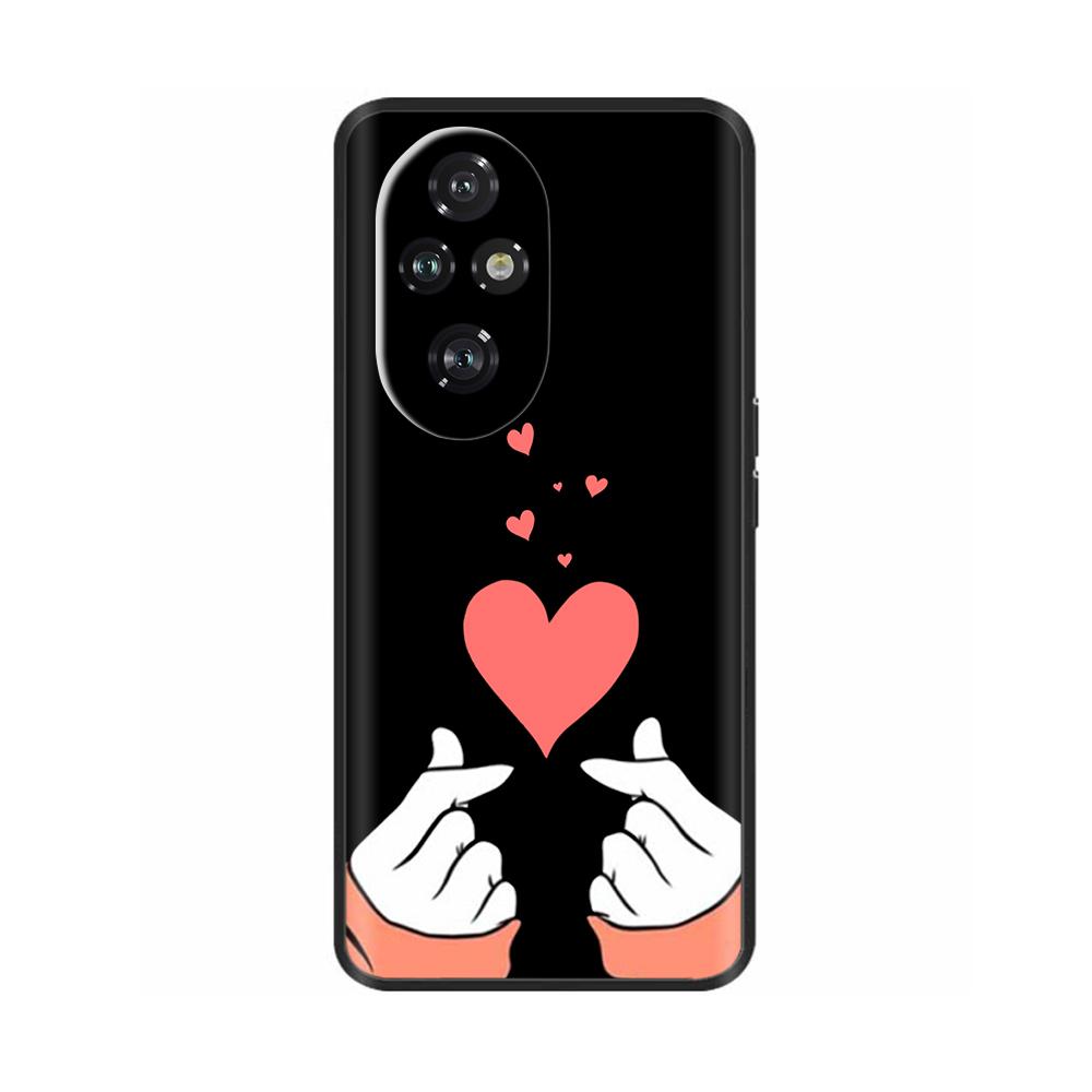 For Honor 200 Pro Case Soft Silicone Luxury Painted Back Cover For Honor200 Honor 200 Pro Cases 200pro Shockproof Bumper Shell