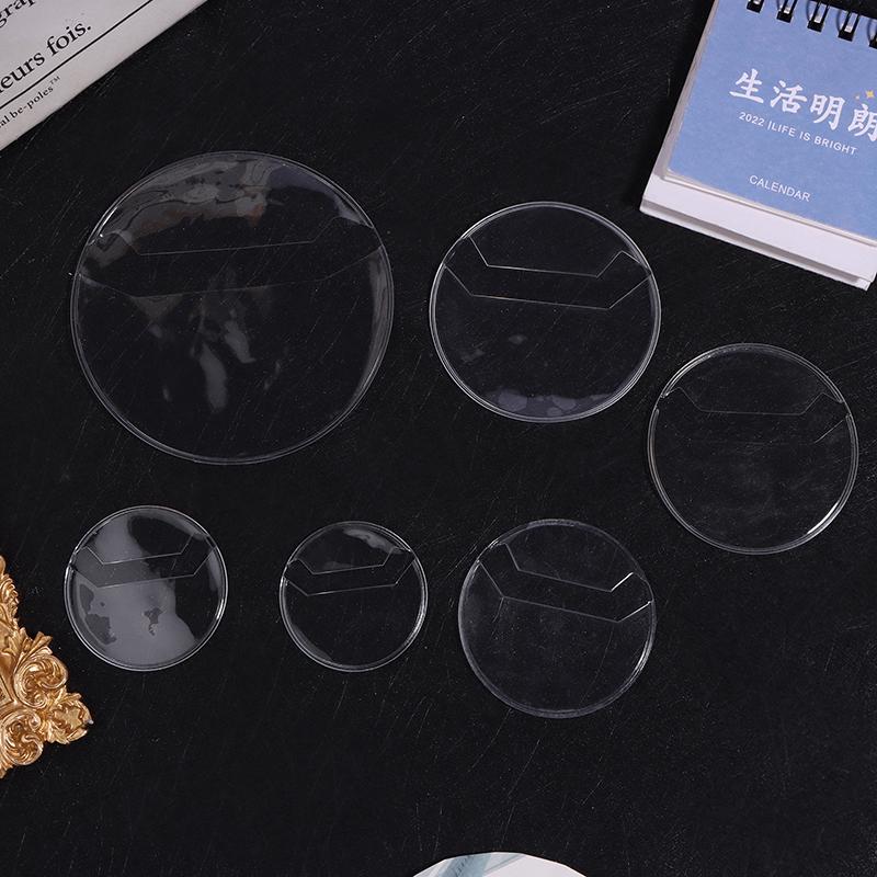 5Pcs Pin Case Badge Protector Transparent Case For Anime Badge Pins Decoration Accessories