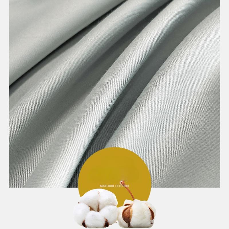 60 Thread Count Bedding Set of Four Pieces Cotton Light Luxury Cotton Quilt Cover Nantong Bedding Linen Bed Sheet Fitted Sheet