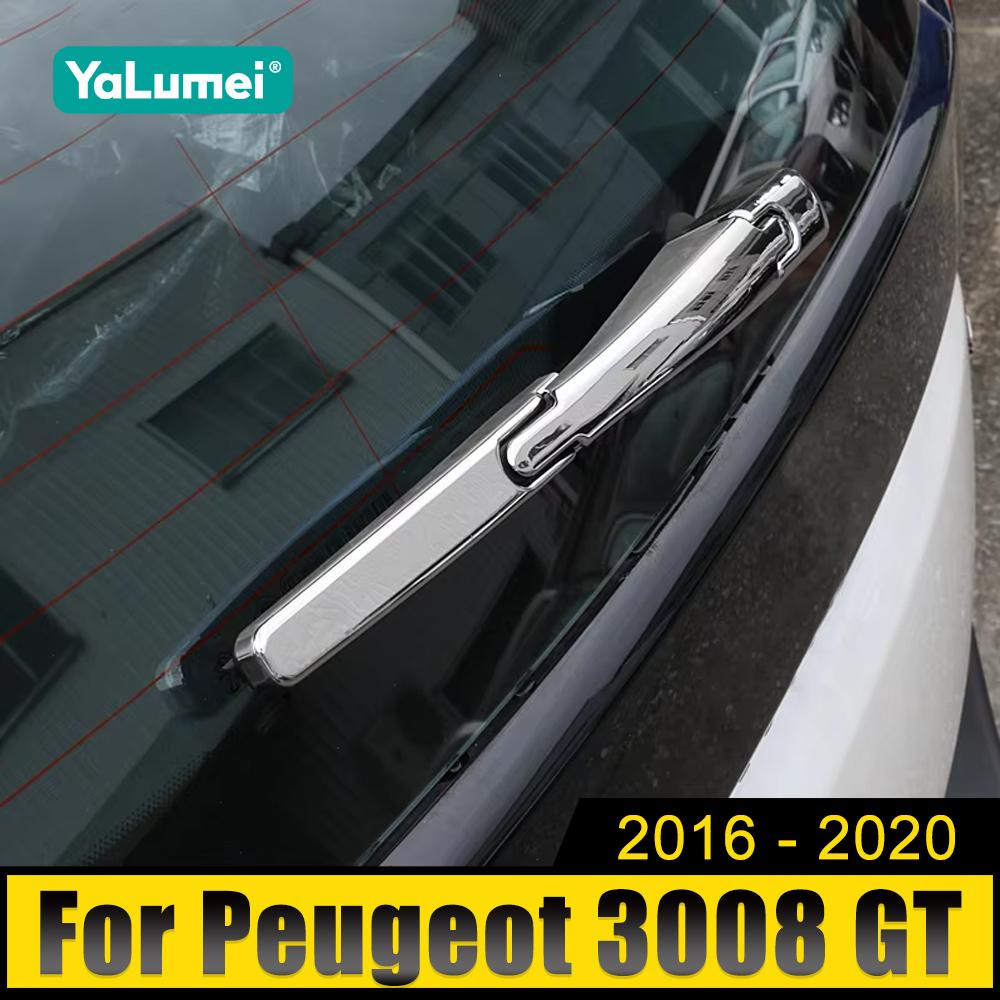 Для Peugeot 3008 GT 2017 2018 2019 2020 3008 MK2 гибридный автомобиль задний стеклоочиститель крышка стеклоочистителя отделка аксессуары