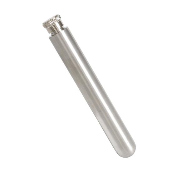 Airtight Metal Wine Containers 1.5oz Stainless Steel Hip Flask Wine Tube Portable Liquor Bottle for Whiskey Vodka Spirits