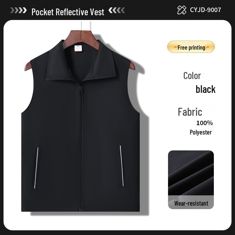 Индивидуальные жилеты волонтеров и гидов с логотипом для супермаркетов и складской деятельности