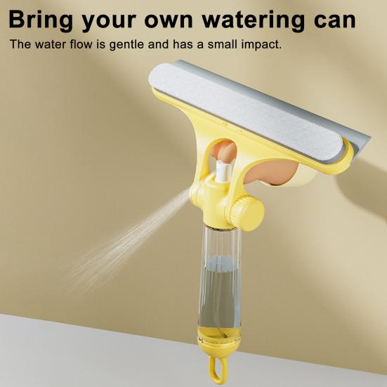 Стеклоочиститель Эргономичная ручка 3-в-1 Инструмент для мытья окон со спреем