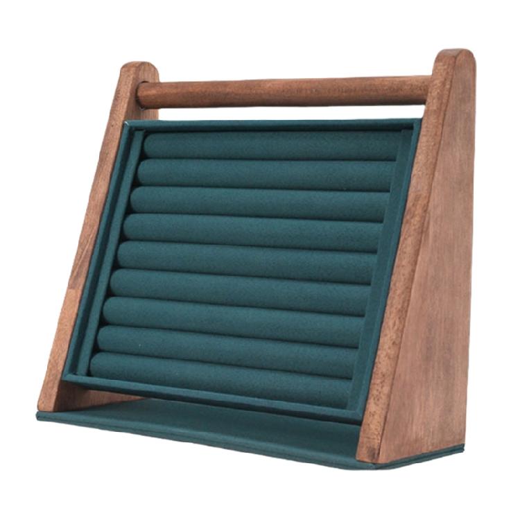 Многофункциональная деревянная подставка для украшений, подставка для браслетов, подходит для демонстрации и хранения колец, серег и браслетов.