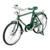 TOMMYFIELD Miniature Alloy Bicycle Model Collectible Model Decoration 1/12 Toy, (Male, Green) [Used]