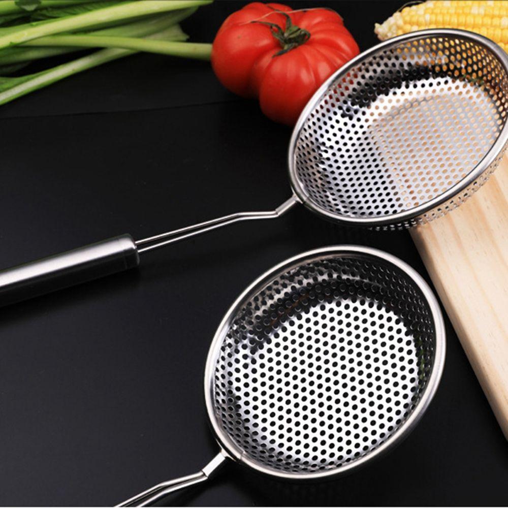 Sieve Mesh scoop Dinnerware Kitchen Accessories Strainer Ladle Cooking Tools Filter Spoon Skimmer