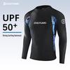 Мужской гидрокостюм с длинным рукавом, быстросохнущий - Защита от солнца, защита от медуз, для серфинга, плавания, снорклинга