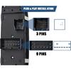 3+9 P.Driver Side Power Window Switch Fits For 2013-2015 Ram 1500 2500 3500 4500/5500,2013-2015 Ram C/V, 12-16 Dodge Grand Caravan, 12-15 Chrysler