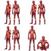 Косплей-костюм Marvel Стальной Человек-паук, наряд на все тело с капюшоном