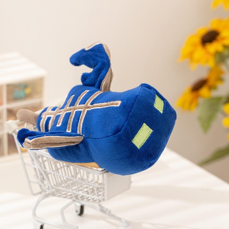 Minecraft-themed Figurines, Including Parrots, Bats, Turtles, Pigs, And Plush Toys