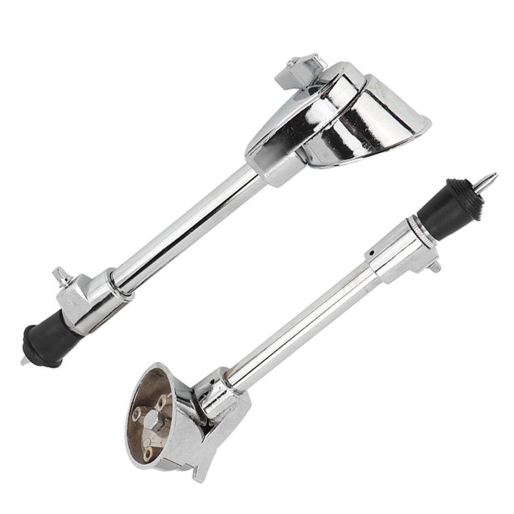 2pcs Silver Drum Legs Metal Anti Skid Drum Feet Adjustable Bass Drum Feet For Bass Drum