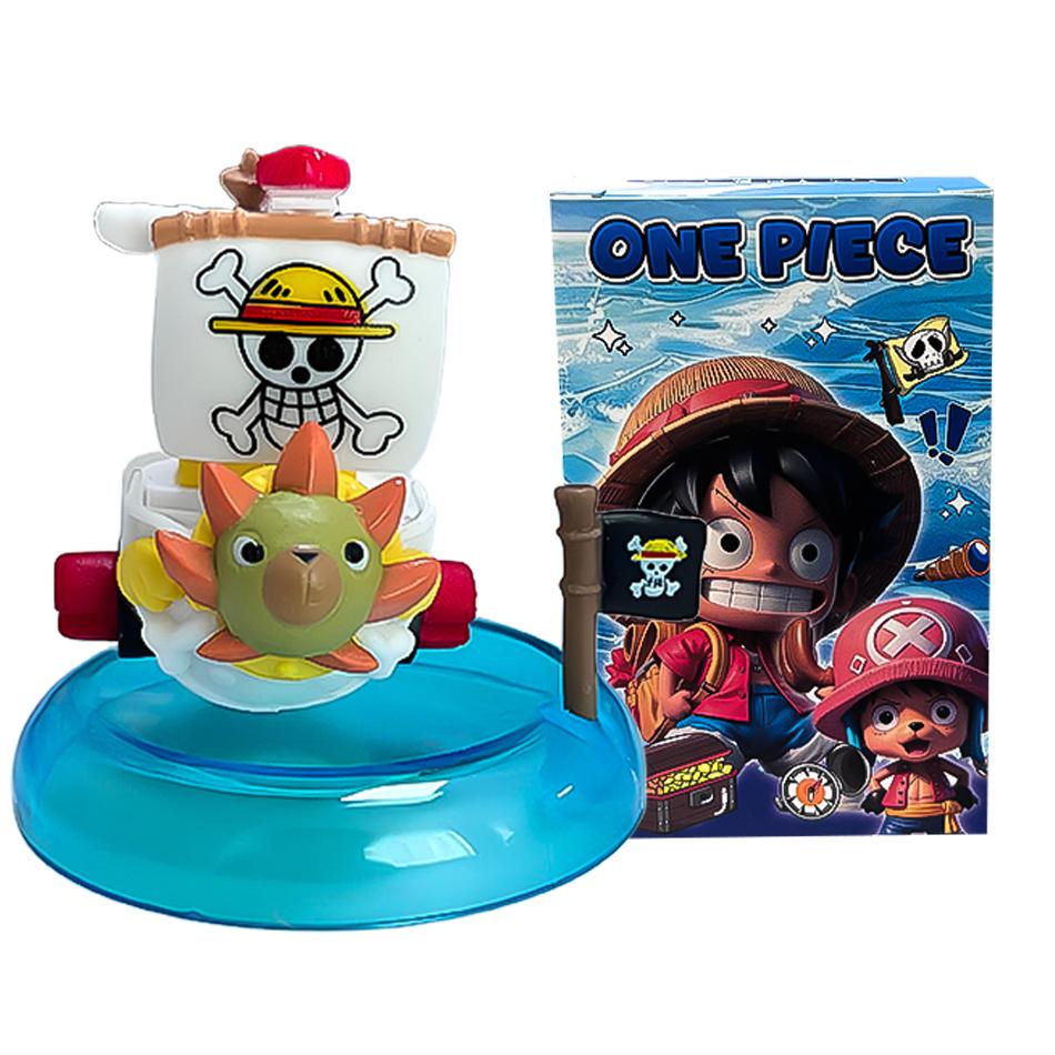Аниме One Piece-серия Пиратский корабль Слепая коробка Мешок-сюрприз Игрушки Кукла Милая Аниме Фигурка Настольные украшения Коллекция