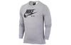 Nike T Shirts Men's Gray Crew Neck Moderate CD8090-063