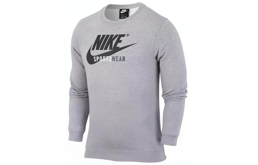Nike T Shirts Men's Gray Crew Neck Moderate CD8090-063