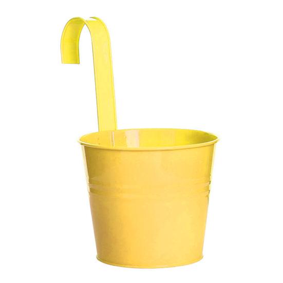 Изысканный железный подвесной цветочный горшок для украшения балкона