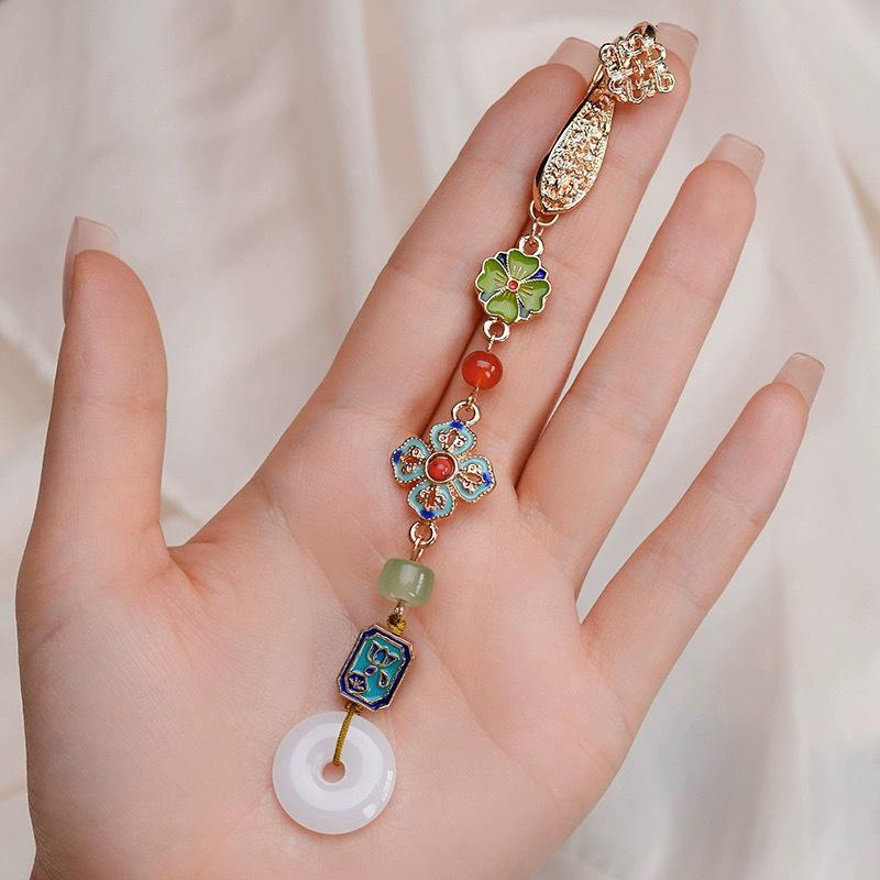 Женский китайский стиль Cheongsam Qipao лацкан подвеска кисточка кулон винтажная брошь элегантный стиль ханьфу аксессуары