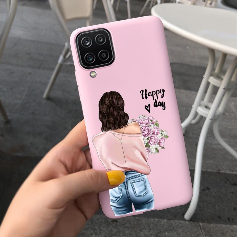 Чехол для Samsung Galaxy A12 Чехол для Samsung A42 5G Милое Сердечко Задняя крышка Fundas Для Samsung A 12 SM-A125F SM-A426B A 42 5G Чехлы для телефона
