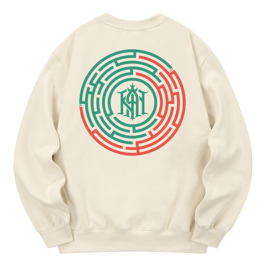 KAN6312 Kmc0016 Толстовка Pan'S Maze с флисовой подкладкой - Кремовый