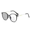 Round Frame Progressive Multifocal Eyewear Fashion Photochromic Reading Glasses Women Men Ultralight Near And Far Eyeglasses