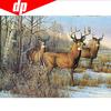 Full Round Diamond 5D DIY Diamond Embroidery Autumn Deer Diamond Painting Cross Stitch