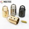 Meetee 5-30 шт. 14 мм металлическая фиксатор-зажим для шнура, стопоры для ремня сумки, застежка-кисточка для сумочки, соединитель для стропы, фурнитура