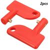 2pcs Spare Keys for Battery Isolator Switch Power Kill Cut Off Switch Key Marine Truck Van Boats Auto Car Power Switch
