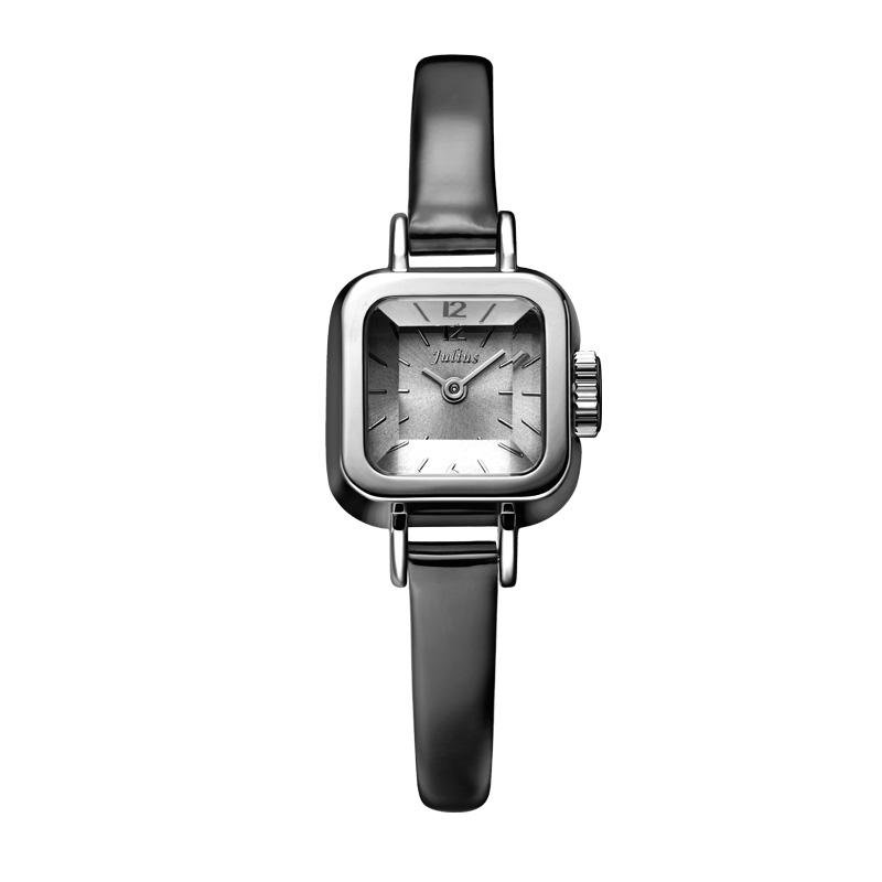 Julius Decoration Watch Ladies Watch In Yellow Gold Women Bracelet Dress Watch Japan Movt Diamond Quartz Watch Montre JA-496