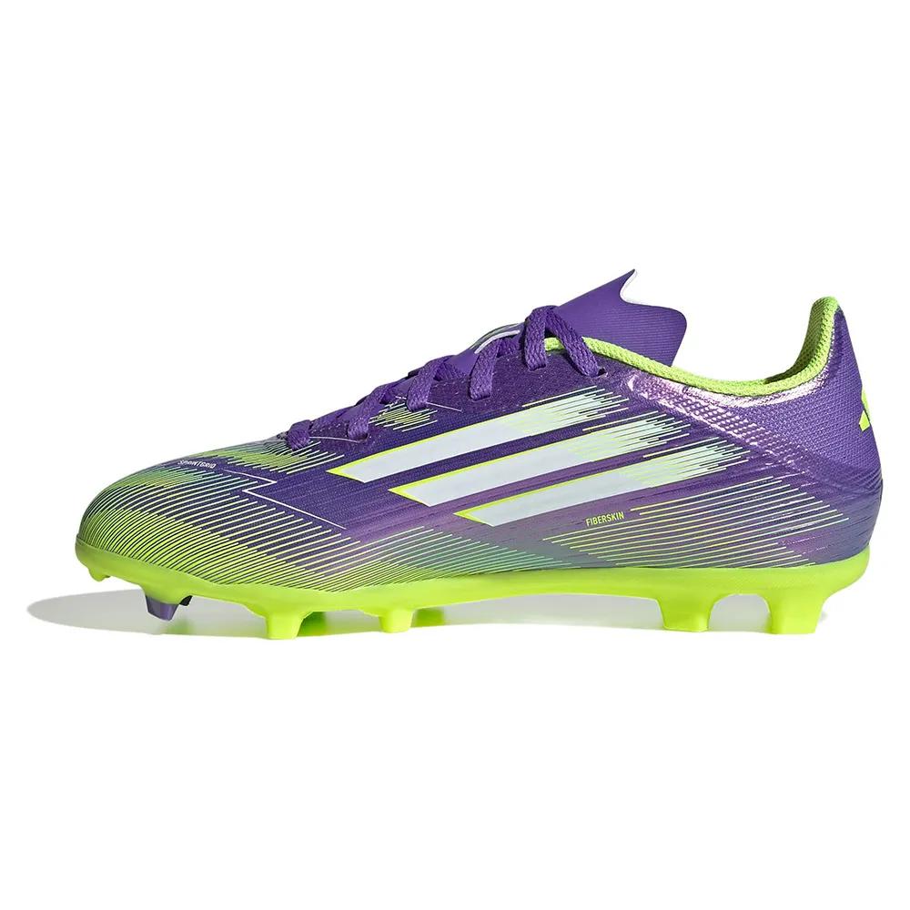 Adidas f50 league fg/mg soccer shoes synthetic purple/white