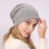 Autumn and Winter Men's and Women's Cotton Pile Hats Double-layer Hot Diamond Pullover Hats To Keep Warm and Cold Proof Pile Confinement Hats
