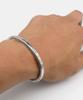 Sheen666 King'S Never Die Silver Bangle Bracelet
