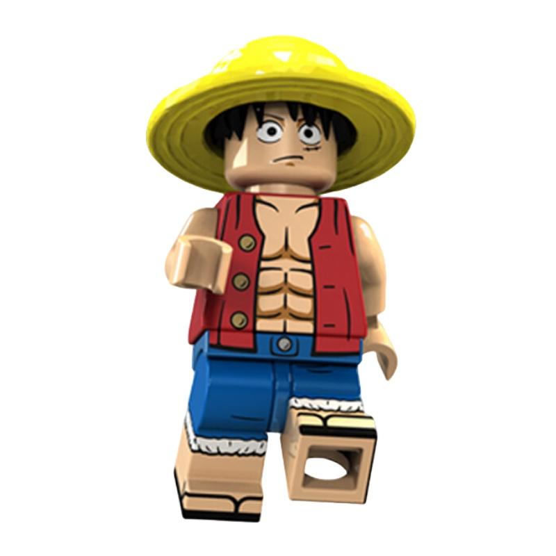 Набор из 15 пиратских строительных блоков One Piece: Чоппер, Луффи, Зоро, Робин, Фрэнки и другие!