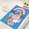 1Pc Gumball'S Colorful Friends Rug, Office Carpet Indoor Outdoor Doormat, Non-Slip, Comfortable, Living, Christmas Halloween, Xmas Gift N1224