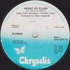 7-дюймовая пластинка BLONDIE Heart Of Glass CHS2275 Chrysalis 1979 Ирландия Танцевальная Электроника Б/у