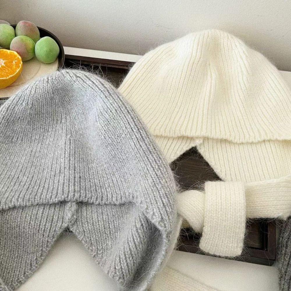 Keep Warm Winter Beanie Cap Cold Protection Ear Protection Hat Fashion Knitted Hat for Women