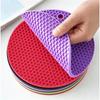 Table Mat Tool Multifunctional Kitchen Silicone Tableware Mat Round Anti Slip and Heat-resistant Coffee Cup Coaster Pot Holder
