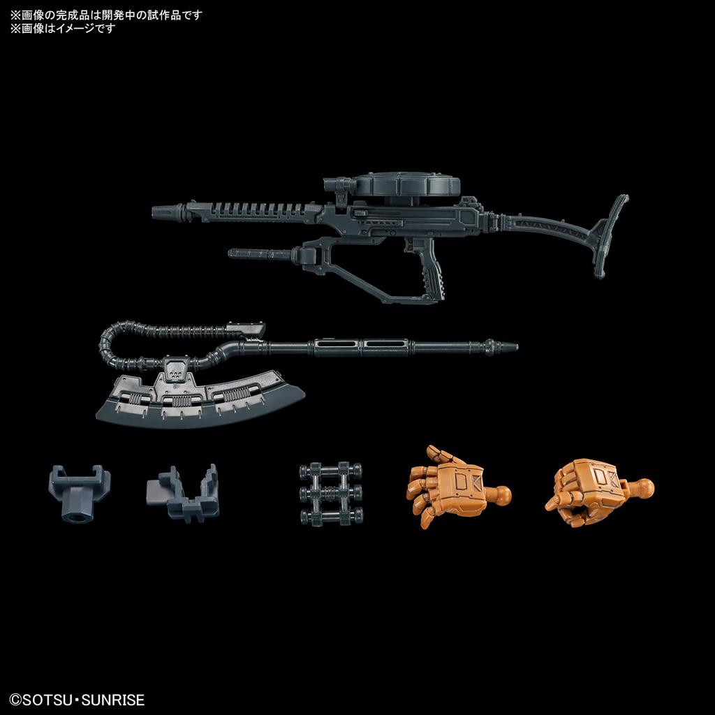 BANDAI SPIRITS HG Mobile Suit Gundam Requiem of Revenge Zaku II Type F Solari Custom of Scale Plastic Model Kit (Requiem Revenge) 1/144 Pre-Colored