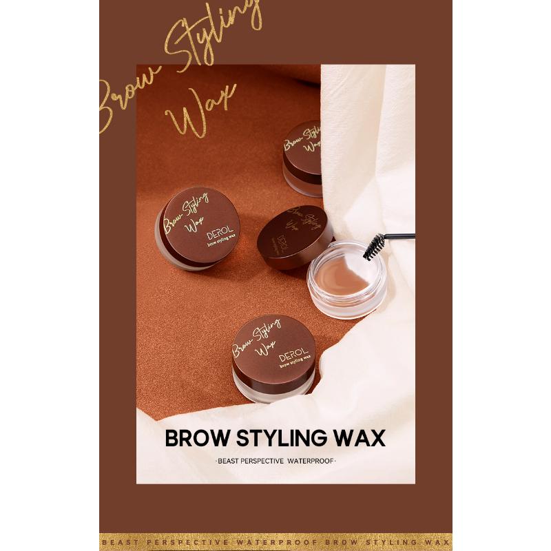 Waterproof Eyebrow Styling Wax Makeup Quick-drying Lasting Brow Pomade Setting Cream Natural Wild Eyebrow Sculpt Soap Cosmetic