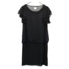 PAOLA FRANI Short Sleeve Sleeve Frills One Piece 38 Black Series Women Used